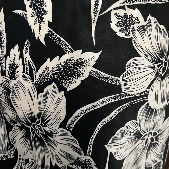 Vintage Betsey Johnson Dress Womens Small Silk Floral 90s Whimsigoth Romantic - Picture 9 of 12